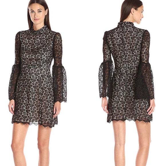 Jill Stuart Dresses & Skirts - ✨Jill Stuart Lace Cocktail Dress with Long Sleeves